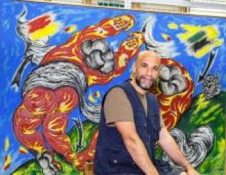 Foto Abdelkader voor Le Rêve d’Icare, Mohamed Abouelouakar (1992)