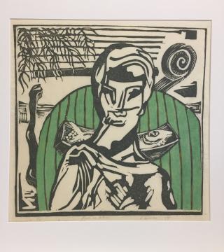 Figuur met stilleven
