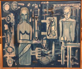 Figuren bij de zee
